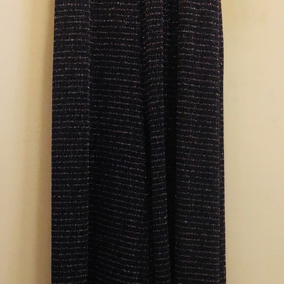 Multi color Pants jumpsuit w/ a bitt of sparkle adjustable spaghetti straps - Picture 7 of 8